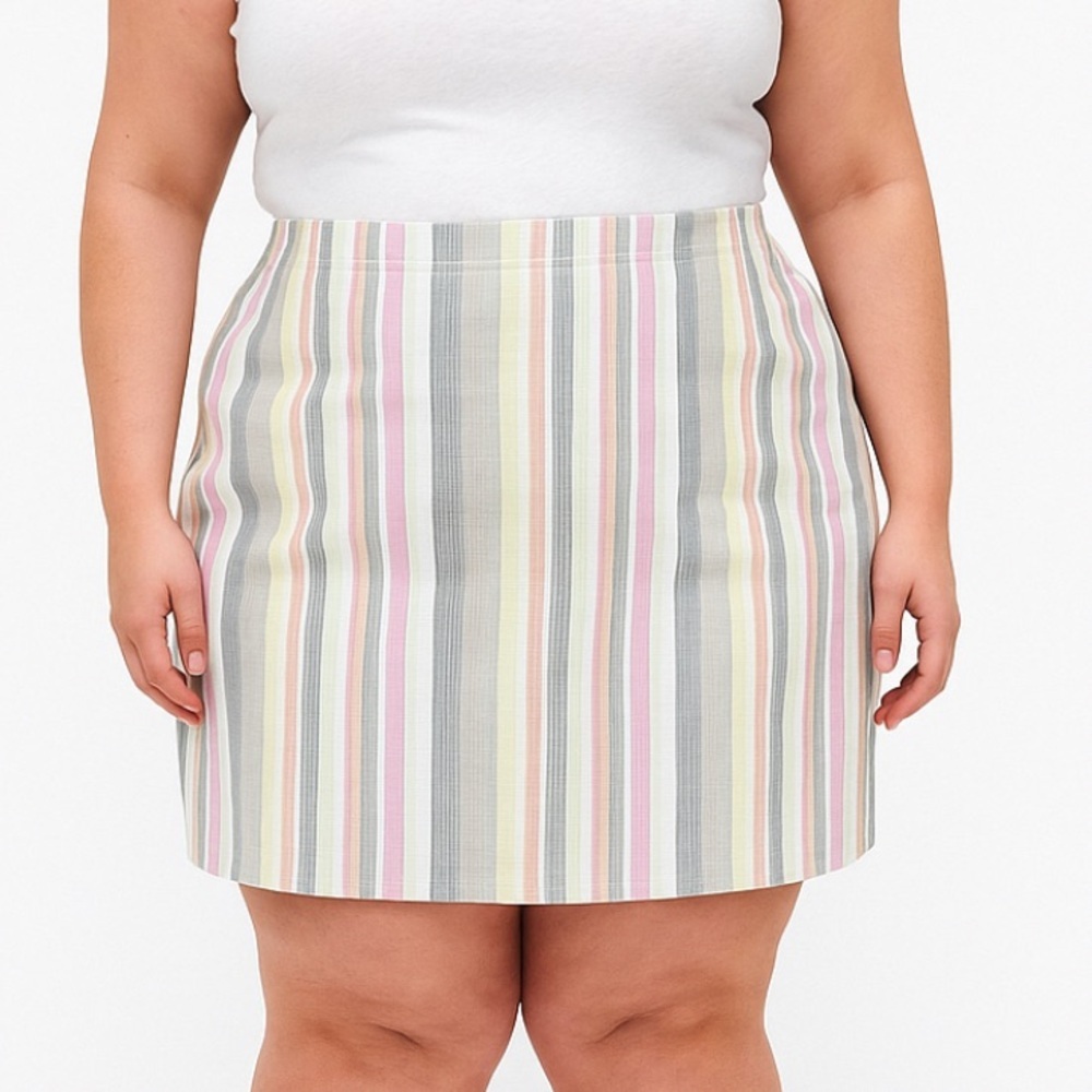 LOFT Skirt Mini Stripe PETITE SIZE: 18